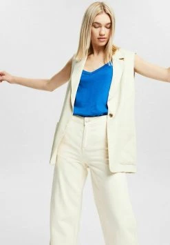 Esprit Damen MIT V AUSSCHNITT - Top - Blue -Esprit Verkäufe 2024 78375ceaf54246298dec3e2990fd55d8