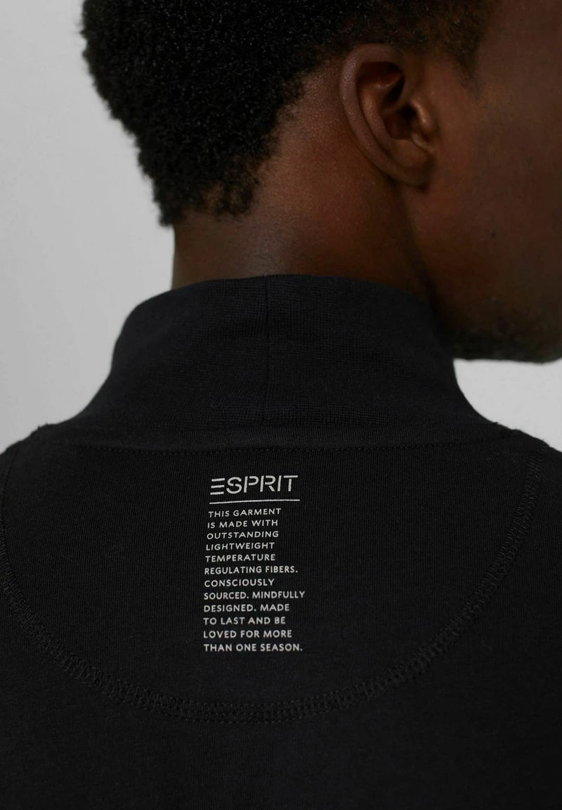 Esprit Herren Langarmshirt - Black 6 Esprit Herren Langarmshirt - Black – Bild 4