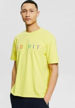Esprit Herren T-Shirt Print - Yellow