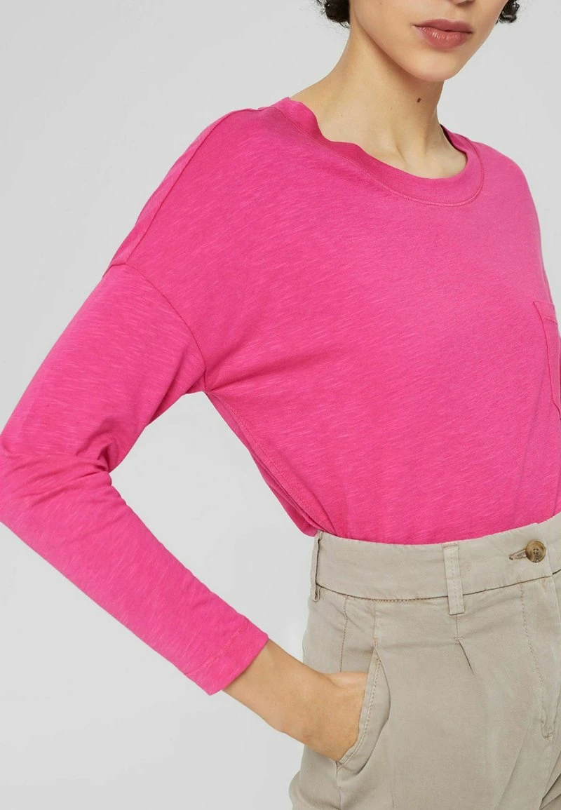 Esprit Damen Langarmshirt - Pink Fuchsia 5 Esprit Damen Langarmshirt - Pink Fuchsia – Bild 3