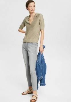 Esprit Damen Jeans Slim Fit - Grey Light Washed -Esprit Verkäufe 2024 7a31f6bae0ec441ca8776ce0822f5b00