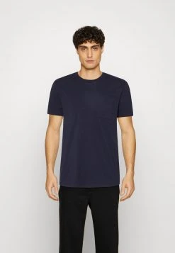 Esprit NEBU DYE - T-Shirt Basic - Navy | Herren