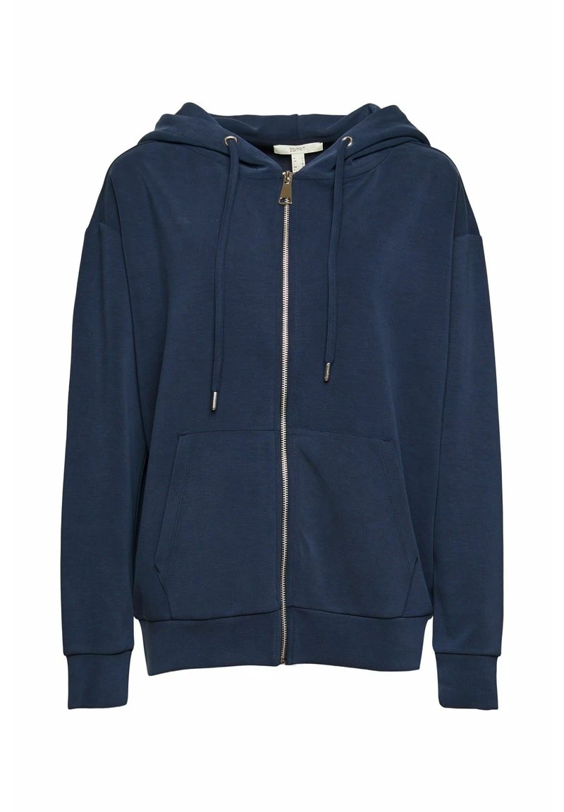 Esprit Damen LONG SLEEVE - Sweatjacke - Navy 3 Esprit Damen LONG SLEEVE - Sweatjacke - Navy