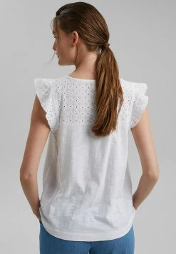 Esprit Damen T-Shirt Basic - White -Esprit Verkäufe 2024 7bb423fd6182446e9e7b721dd530db6c