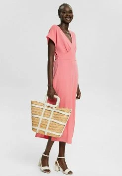 Esprit Damen MIT MIT TENCEL™ - Jerseykleid - Coral Red -Esprit Verkäufe 2024 7ceda25bbaa947ad897ba2f744fbd571