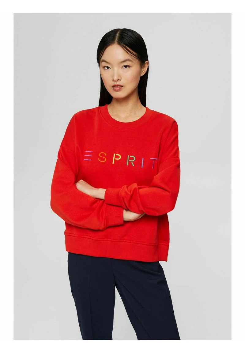 Esprit Damen Sweatshirt - Orange Red 3 Esprit Damen Sweatshirt - Orange Red