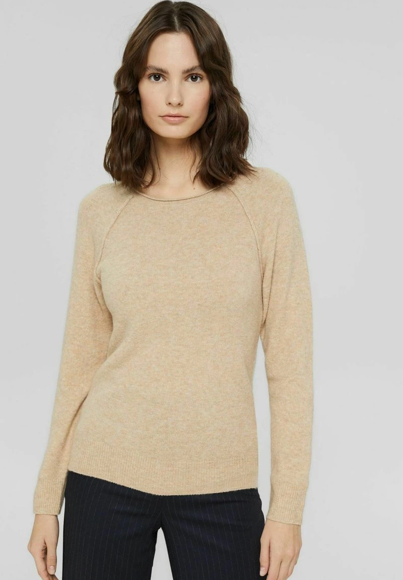 Esprit Damen Strickpullover - Sand 3 Esprit Damen Strickpullover - Sand