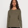 Esprit Damen Langarmshirt - Dark Khaki -Esprit Verkäufe 2024 7da70fbdd79e464ba8f2935f95ab6eb6