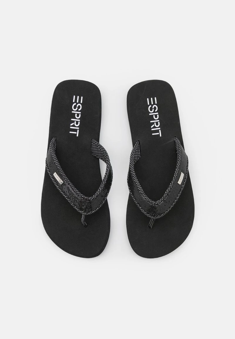 Esprit Damen GLITTER THONGS - Zehentrenner - Black 8 Esprit Damen GLITTER THONGS - Zehentrenner - Black – Bild 6