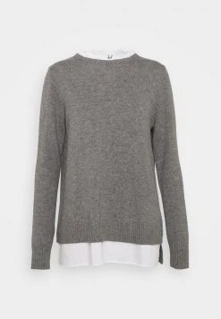 Esprit Damen 2 IN 1 - Strickpullover - Gunmetal -Esprit Verkäufe 2024 7f649bdd781a46bea3b64b7a36341dad