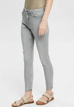 Esprit Damen Jeans Slim Fit - Grey Light Washed -Esprit Verkäufe 2024 802f122f4c3a48c6aeda62e4eb8f302b