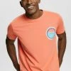 Esprit Herren T-Shirt Print - Coral