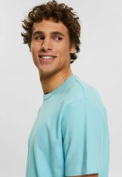 Esprit Herren T-Shirt Basic - Light Turquoise -Esprit Verkäufe 2024 813d5468dfe44a2fa498b06d6256cdb8