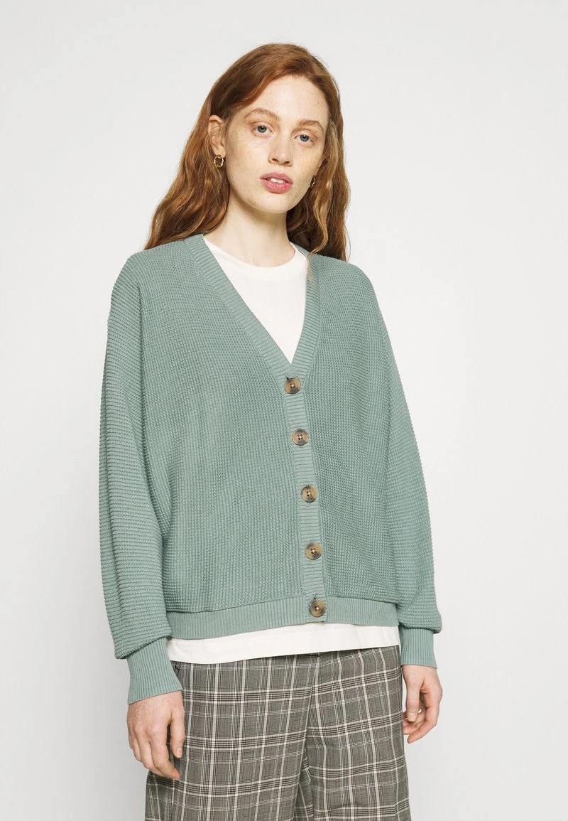 Esprit Damen CORE CARDIGAN - Strickjacke - Dusty Green 3 Esprit Damen CORE CARDIGAN - Strickjacke - Dusty Green