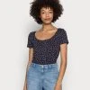 Esprit Damen COO DANCER - T-Shirt Print - Navy