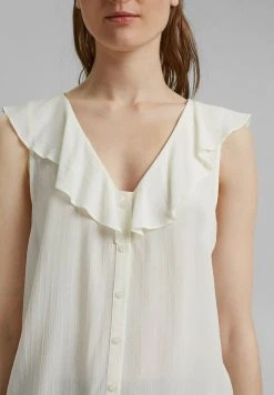 Esprit Damen Top - Off White -Esprit Verkäufe 2024 82b7d2e9efc04a769f371aa99f5039ec