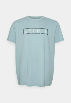 Esprit Herren T-Shirt Print - Light Turquoise