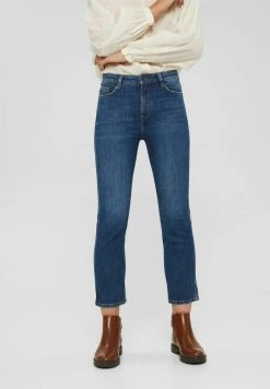 Esprit Damen Jeans Bootcut - Blue Dark Wash