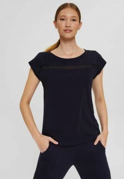 Esprit Damen ACTIVE - T-Shirt Basic - Navy