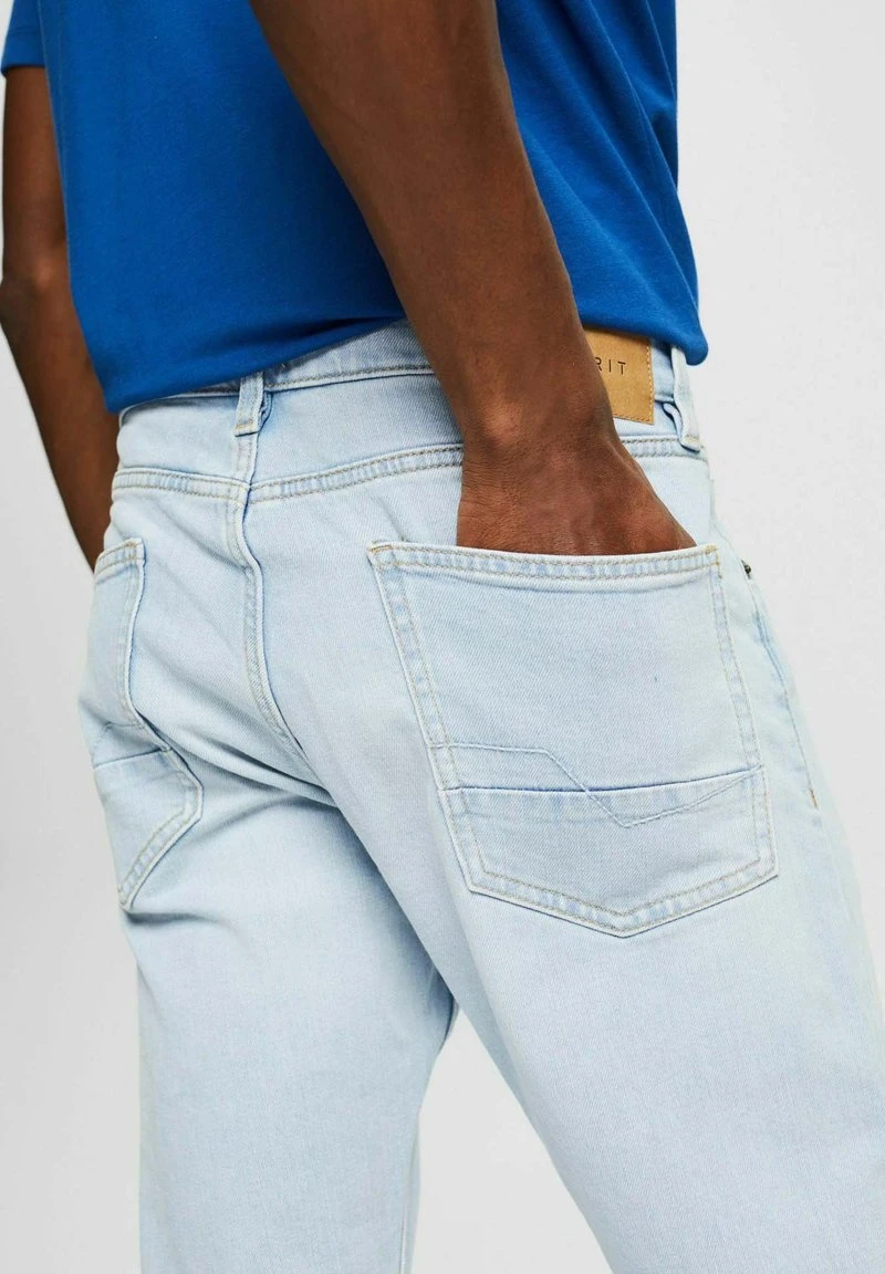 Esprit Herren Jeans Straight Leg - Blue Bleached 7 Esprit Herren Jeans Straight Leg - Blue Bleached – Bild 5