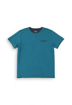 Esprit 2-IN-1 - T-Shirt Basic - Petrol Blue | Herren