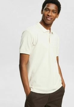 Esprit Herren REGULAR FIT - Poloshirt - Cream Beige