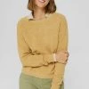 Esprit Damen Strickpullover - Khaki Beige