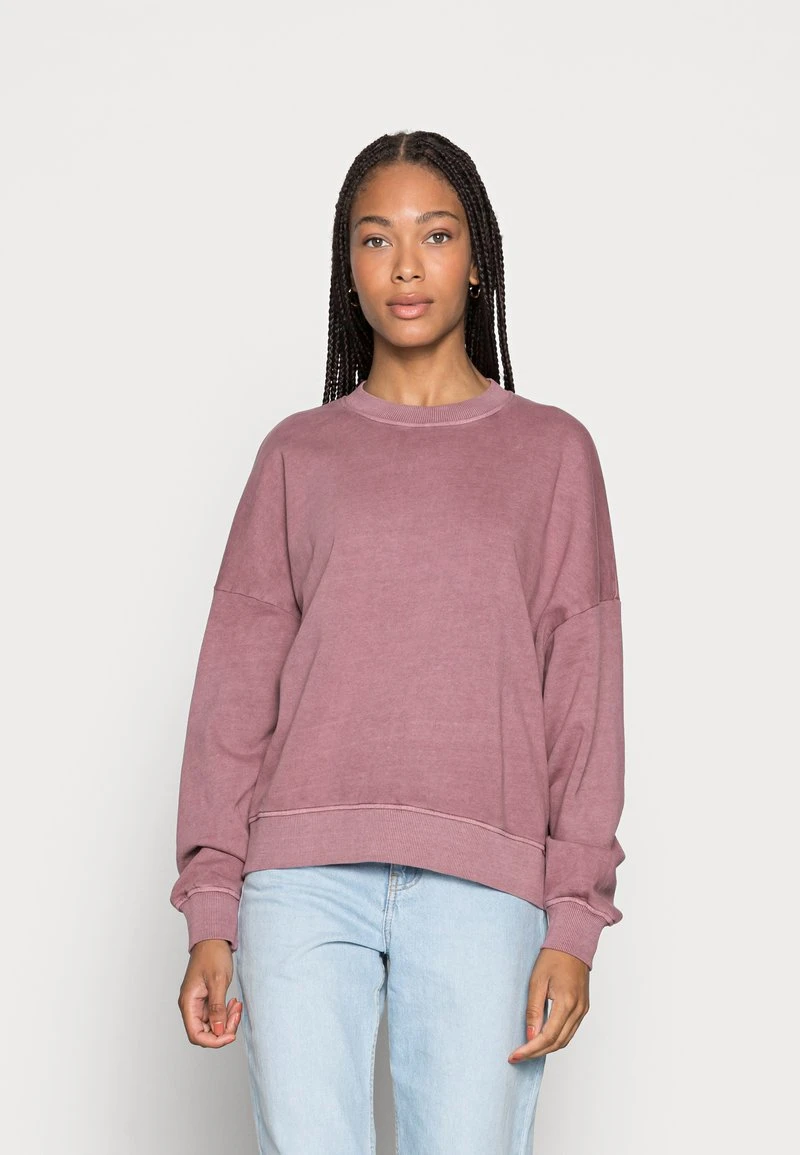 Esprit Damen COO F GMT DYE - Sweatshirt - Dark Old Pink 3 Esprit Damen COO F GMT DYE - Sweatshirt - Dark Old Pink