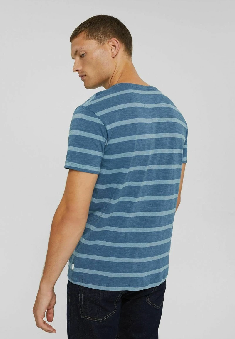 Esprit Herren REGULAR FIT - T-Shirt Print - Light Blue, Blue 5 Esprit Herren REGULAR FIT - T-Shirt Print - Light Blue, Blue – Bild 3