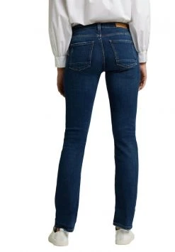 Esprit Damen MEDIUM - Jeans Straight Leg - Dark Blue -Esprit Verkäufe 2024 887a53063feb4a3bb0aca6f97ed78148