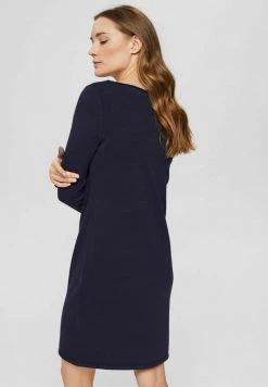 Esprit Damen FLAT - Strickkleid - Navy -Esprit Verkäufe 2024 88ce3ed39db74469ad574febd75099cc