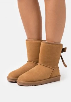 Esprit Damen BOW BOOTIE - Schnürstiefelette - Caramel