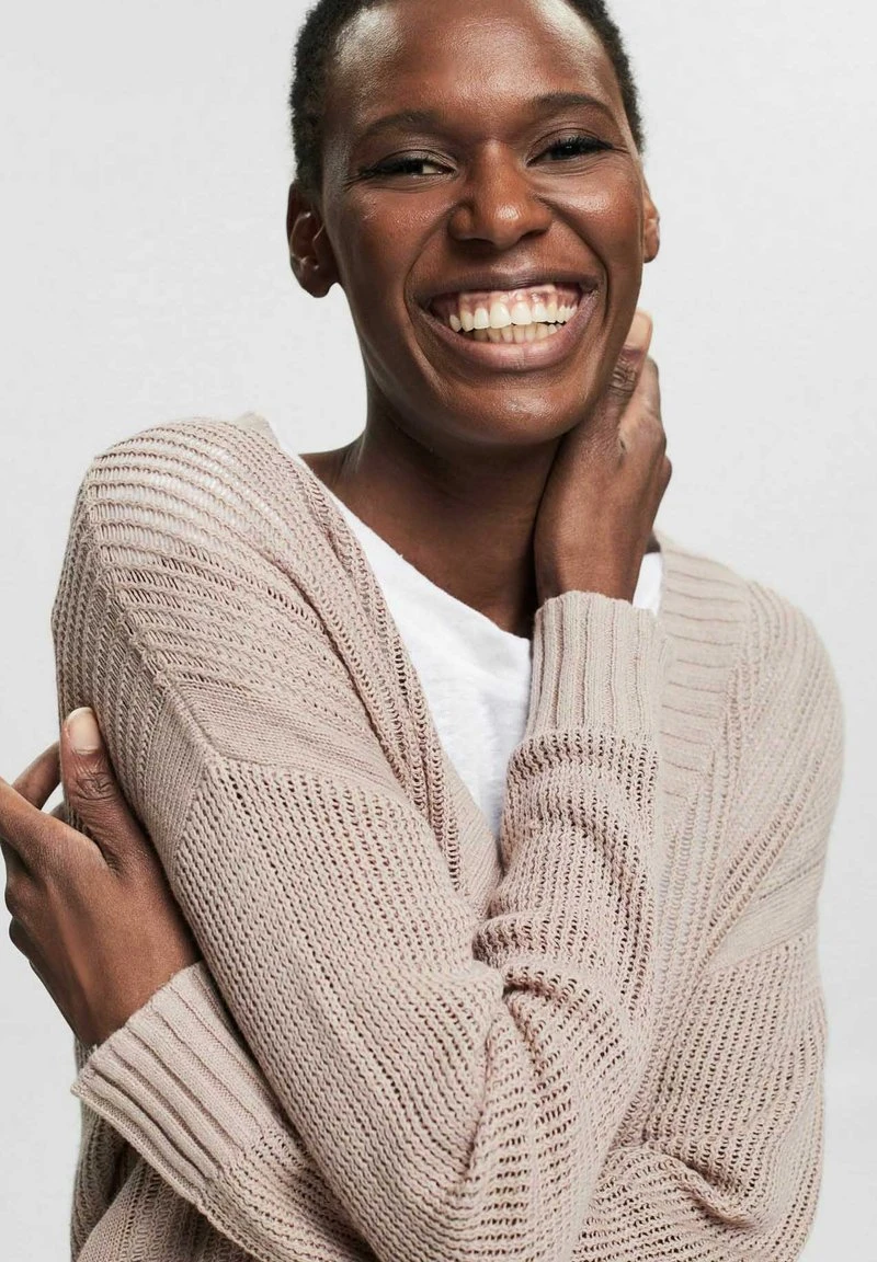 Esprit Damen Strickpullover - Light Taupe 6 Esprit Damen Strickpullover - Light Taupe – Bild 4