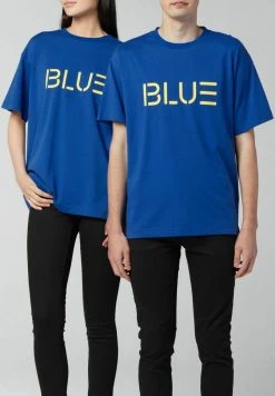 Esprit Unisex T-Shirt Print - Blue