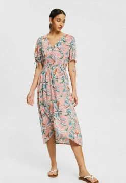 Esprit Damen STRAND AUS LENZING™ ECOVERO™ - Freizeitkleid - Salmon 3 -Esprit Verkäufe 2024 8a9b3831e2d94e088bd1945d45fb91d9