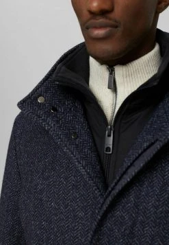 Esprit Herren Klassischer Mantel - Mottled Dark Blue -Esprit Verkäufe 2024 8ad81e0d0eb240fc9b4f53292e5efa86