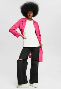 Esprit Damen COATS - Trenchcoat - Pink Fuchsia