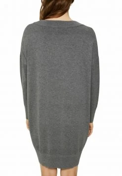 Esprit Damen Strickkleid - Gunmetal -Esprit Verkäufe 2024 8cc22b36544046bab75c3280b6772894