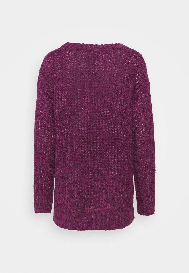 Esprit Damen Strickpullover - Dark Pink 4 Esprit Damen Strickpullover - Dark Pink – Bild 2