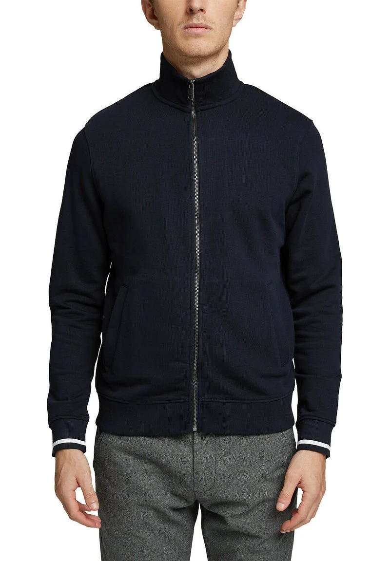 Esprit Herren Strickjacke - Dark Blue 6 Esprit Herren Strickjacke - Dark Blue – Bild 4