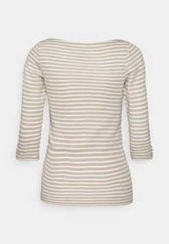 Esprit Damen STRIPES TURNUP - Langarmshirt - Taupe/ecru -Esprit Verkäufe 2024 8da5d11ec6da42268db45ee2184f5c49