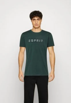 Esprit Herren T-Shirt Print - Teal Blue