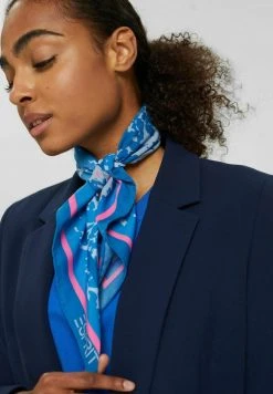 Esprit Damen MIT KUNSTVOLLEM PRINT - Tuch - Grey Blue
