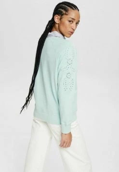 Esprit Damen MIT STICKEREI - Sweatshirt - Dusty Green -Esprit Verkäufe 2024 8f6e78abc56e413fb1bee84979162d87