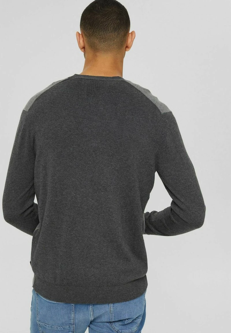 Esprit Strickjacke - Dark Grey | Herren 5 Esprit Strickjacke - Dark Grey | Herren – Bild 3