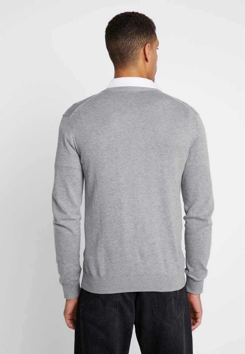 Esprit Herren BUTTON CARD - Strickjacke - Grey 5 Esprit Herren BUTTON CARD - Strickjacke - Grey – Bild 3