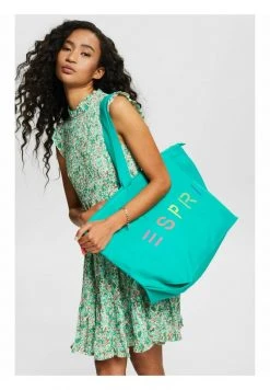 Esprit Damen Shopping Bag - Green