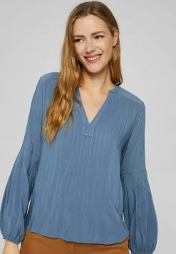Esprit Damen Bluse - Grey Blue