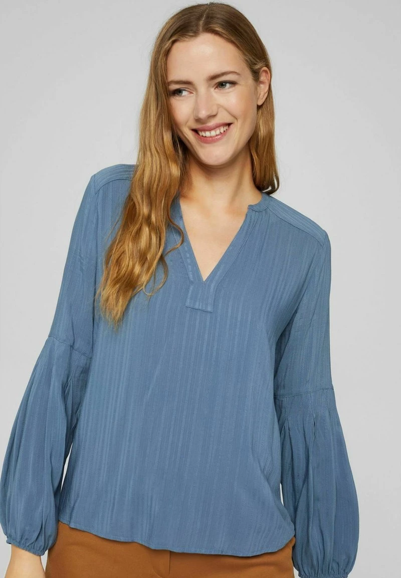 Esprit Damen Bluse - Grey Blue 3 Esprit Damen Bluse - Grey Blue