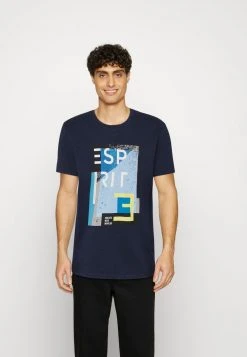 Esprit Herren T-Shirt Print - Navy